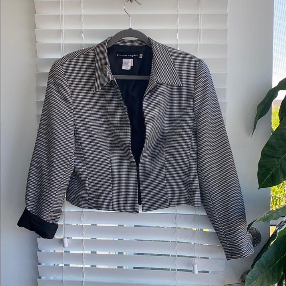Black and white blazer!